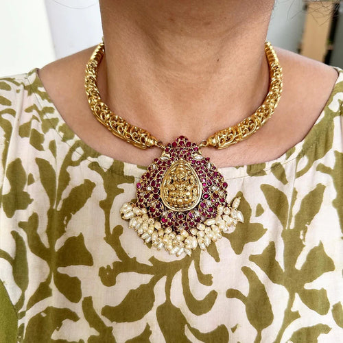 Bridal Lakshmi Kemp peacock designer pipe set