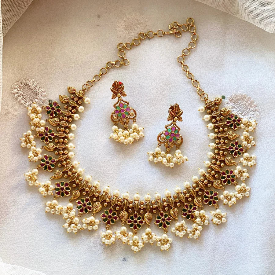 Kemp floral leaf paisley short set