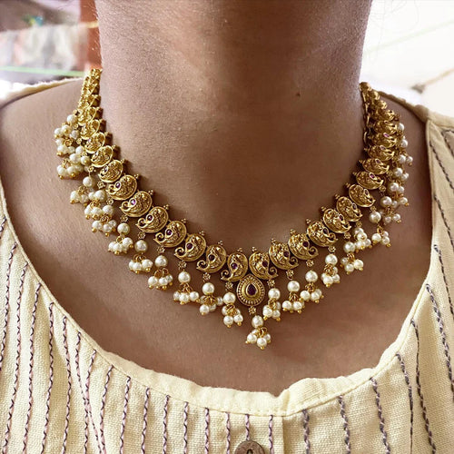 Antique matte kemp Paisley tear drop gutta short set