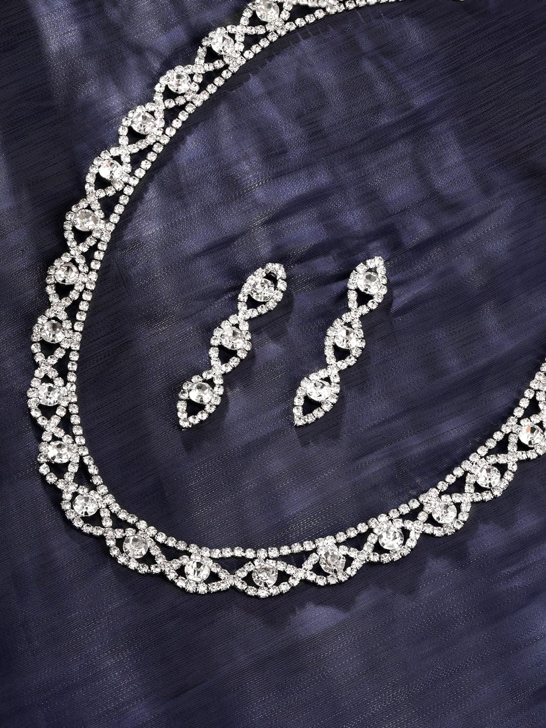 Silver Sagebrush Symphony Western Necklace Set