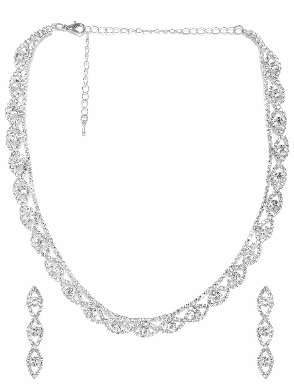 Silver Sagebrush Symphony Western Necklace Set