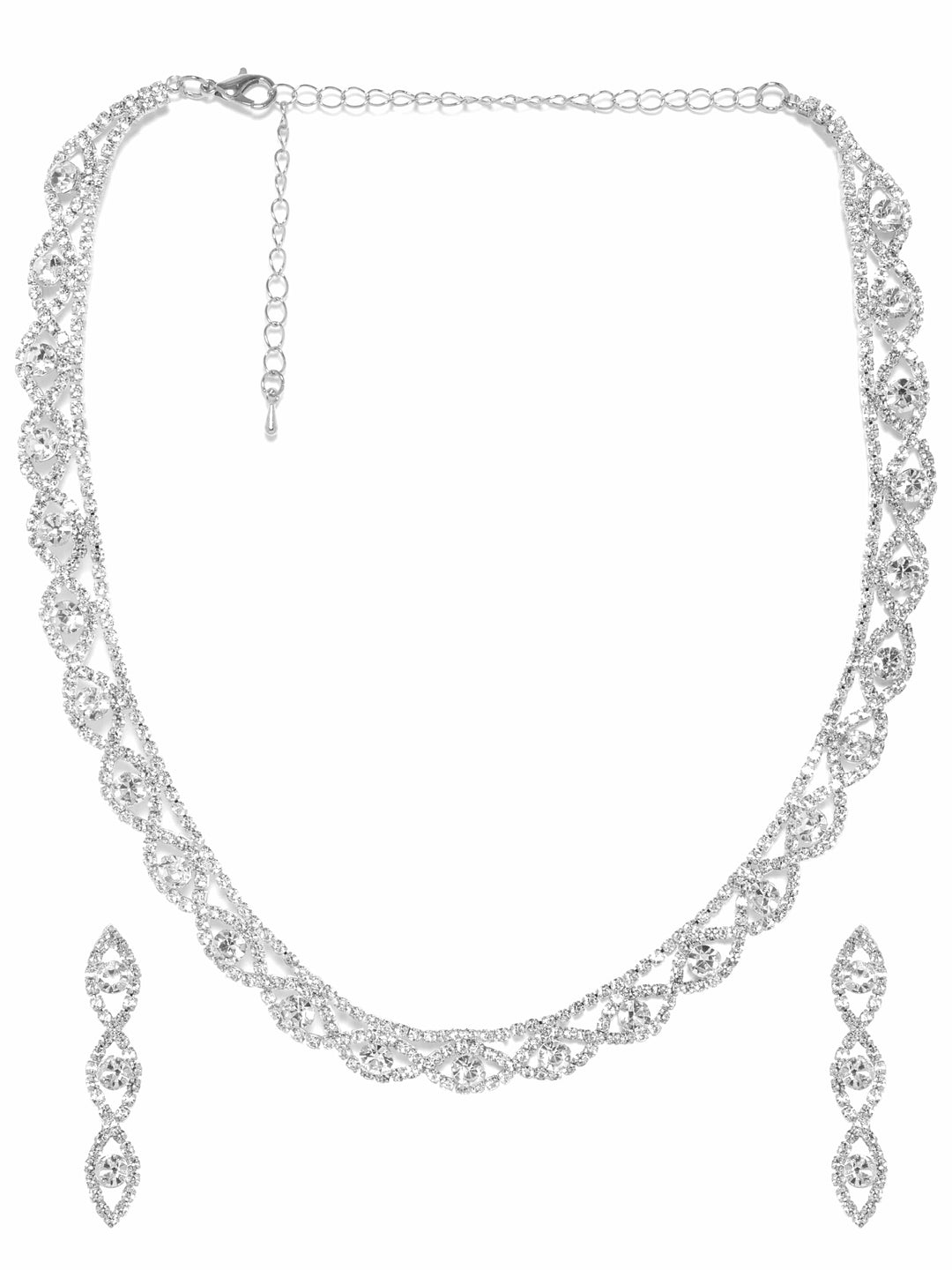 Silver Sagebrush Symphony Western Necklace Set