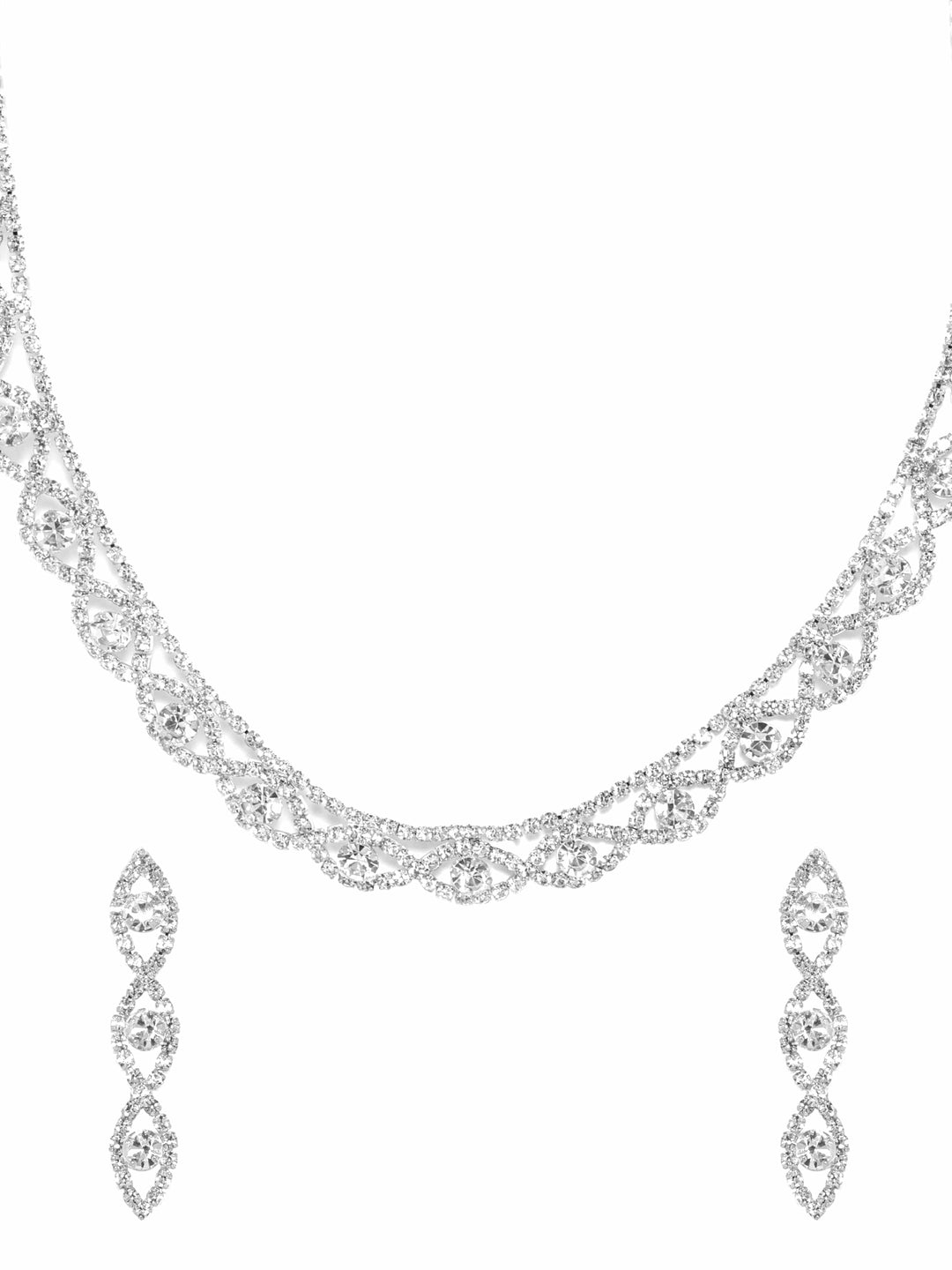 Silver Sagebrush Symphony Western Necklace Set